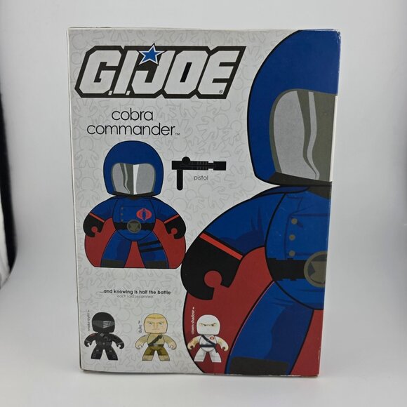 2008 Hasbro Mighty Muggs G.I. Joe Cobra‎ Commander with Pistol Vinyl Figure NEW - Picture 2 of 9